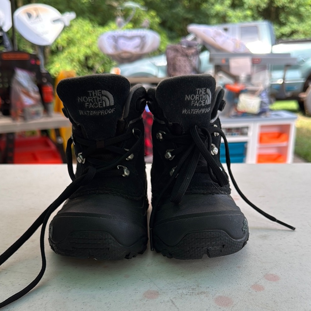 The North Face Kids Black Waterproof Boots